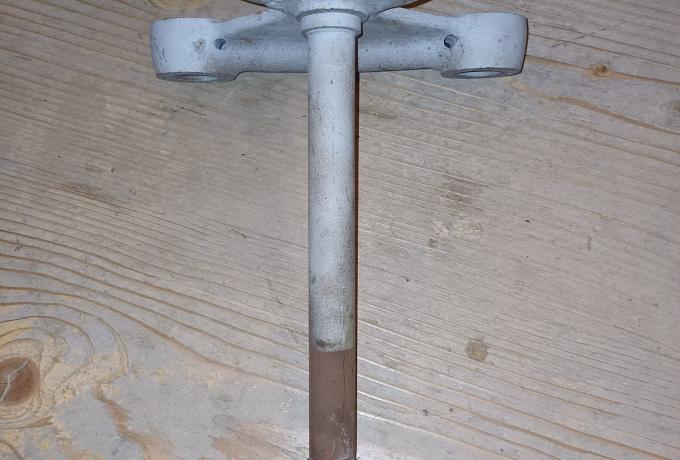 AJS/Matchless G3L Bottom Yoke. Head Stem. used  for 1 1/8" fork stanchions