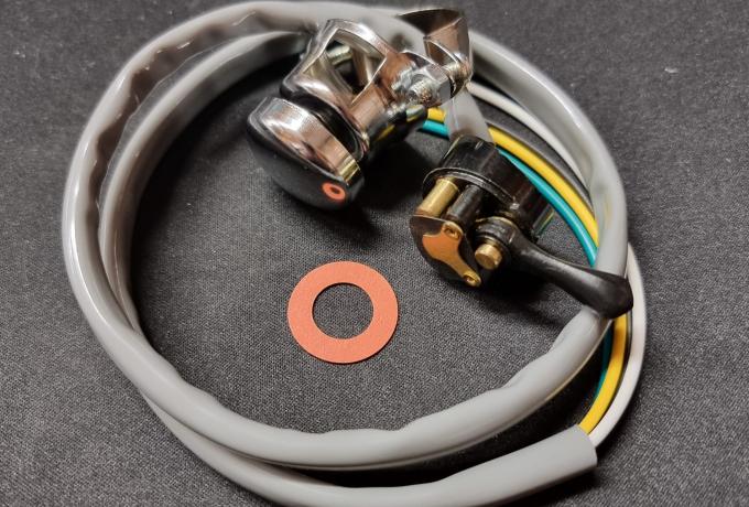 Dip Switch / Horn Switch Clamp on, Grey Sheath