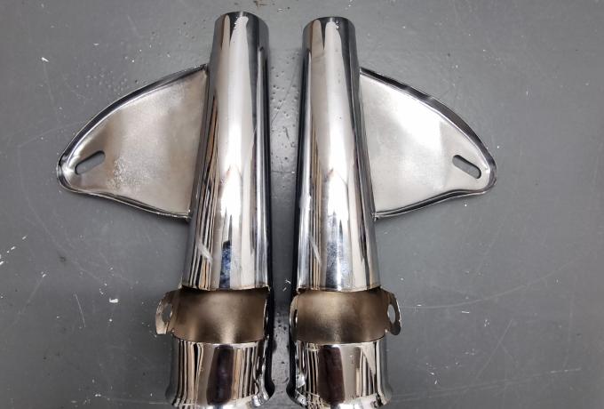 BSA A65 Headlight Bracket LHS / RHS. Pair