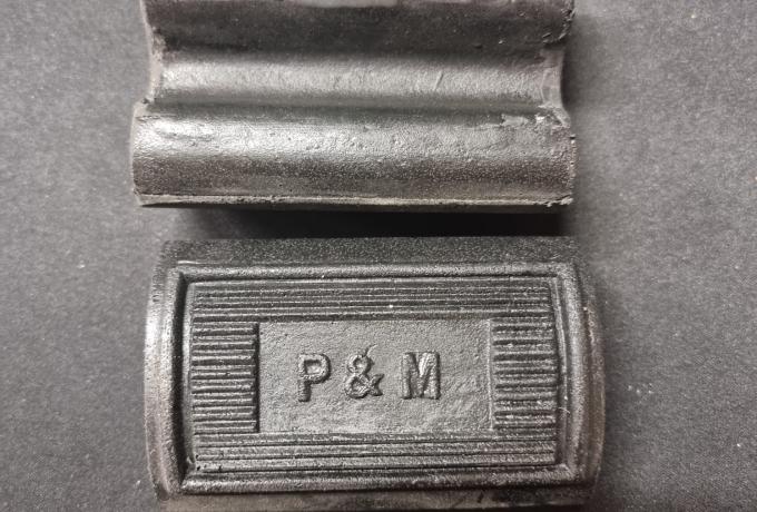 Panther / P&M Footrest Pedal Rubbers /Pair