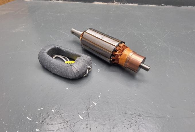 AMC. Norton. Triumph 12V Dynamo Armature Lucas Repl. and Dynamo. Field Coil 12V