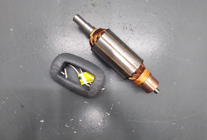 AMC. Norton. Triumph 12V Dynamo Armature Lucas Repl. and Dynamo. Field Coil 12V
