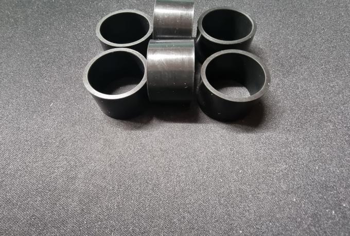 AJS. Matchless. Rubber Buffer Set for Inner Fork. 1 1/4". Set of 6.