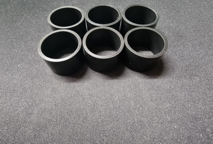 AJS. Matchless. Rubber Buffer Set for Inner Fork. 1 1/4". Set of 6.