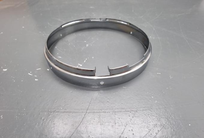 Lucas Replica Inner Headlamp Rim 7" chromed. 