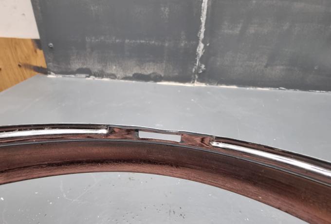 Lucas Replica Inner Headlamp Rim 7" chromed. 