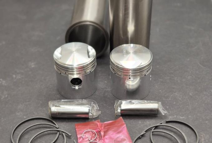 Triumph Cylinder liner with Low Compression Pistons T100. TR5. 5T