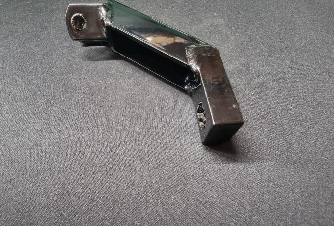 Velocette Endurance. Scrambler Footrest Hanger Folding LHS