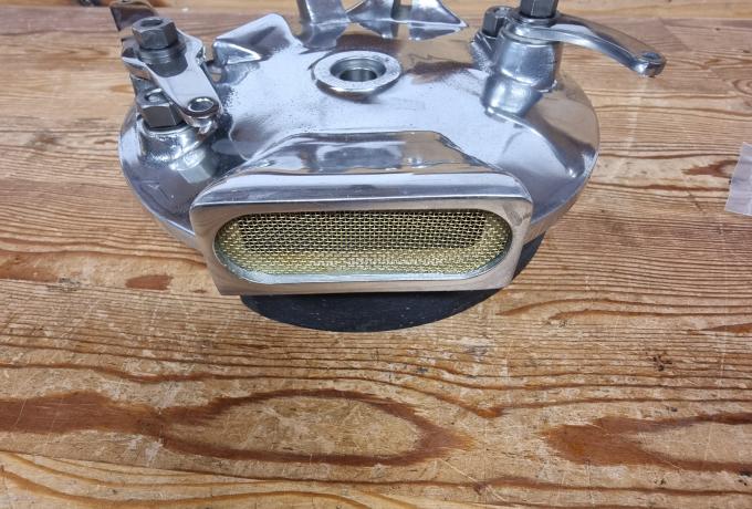 Velocette Front Brake Assy. Stainless Fittings