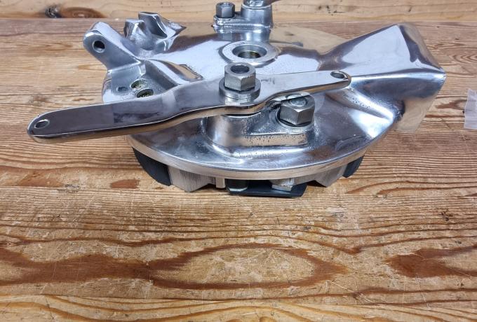 Velocette Front Brake Assy. Stainless Fittings