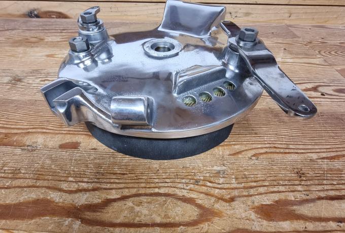 Velocette Front Brake Assy. Stainless Fittings