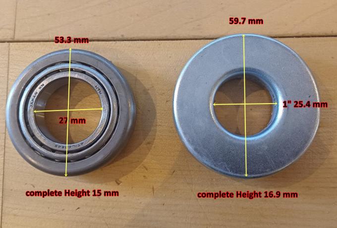 Triumph Lenkkopflager/Schrägrollenlager Blockmotor