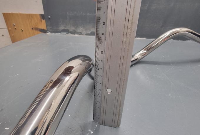 Universal Handlebar 1" STD Touring. Semi Western Style. Marlon Brando Style.