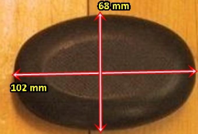 AJS Kneegrip Rubbers 350, 500 Flat tank /Pair