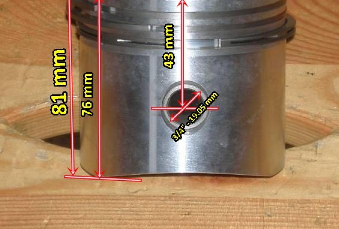 BSA Kolben B33/M33 1954-60 +040