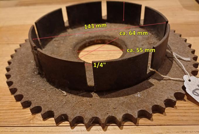 Burman Type Clutch Basket with Sprocket used