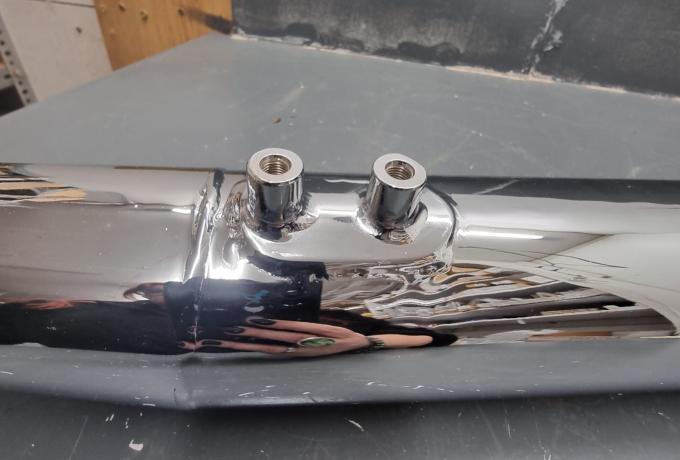 Triumph T160 Trident Silencer Pair 1 3/8".  