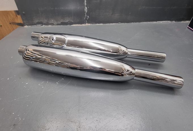 Triumph Silencer Pair NOS