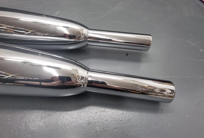 Triumph Silencer Pair NOS