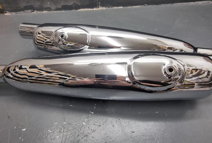 Triumph Silencer Pair NOS