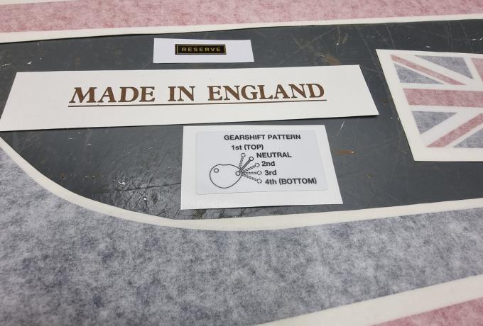 Norton John Player Decal Complete Set