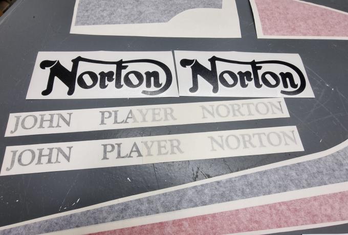 Norton John Player Decal Complete Set