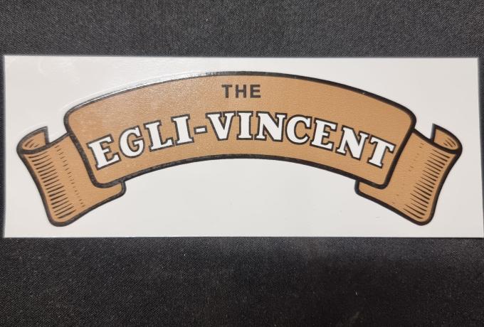 The Egli-Vincent, Tank Sticker, all years