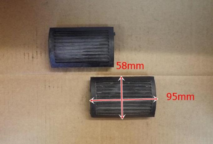 Fußrast- Pedalgummi /Paar