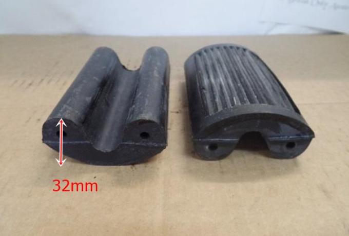 Fußrast- Pedalgummi /Paar