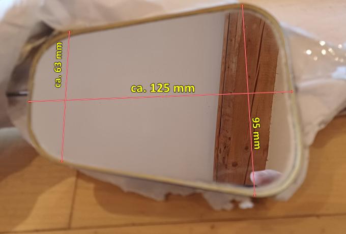 Spiegel Continental eckig 7/8" oder 1" Lenker