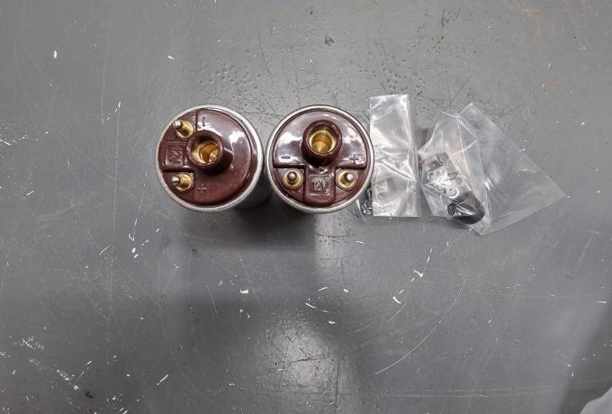 Ignition Coil Pair 12V. Lucas Replica. 