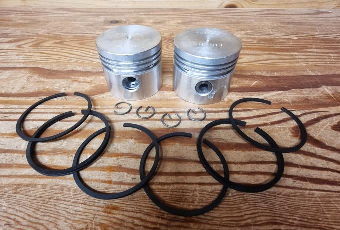 Velocette 192cc. S.V. Piston +040. Pair. 1950-70. 