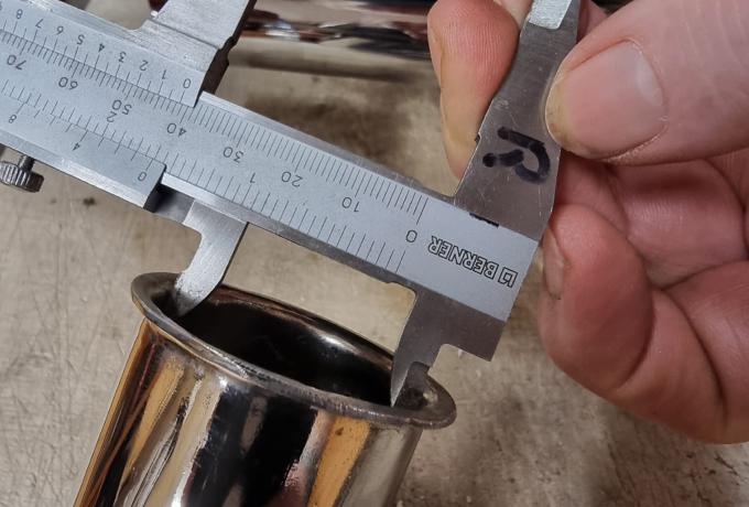 Sunbeam Crossover Exhaust Pipe and Silencer Set. 1 3/4"