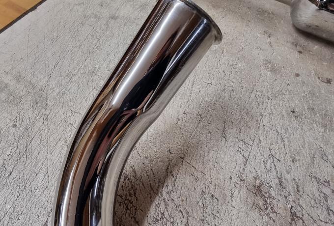 Sunbeam Crossover Exhaust Pipe and Silencer Set. 1 3/4"