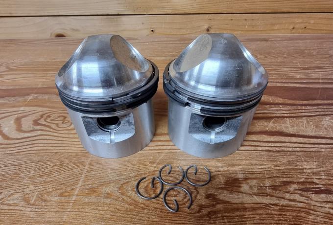 Triumph 650cc. T120. Tiger 100. TR6. Piston Pair +060. NOS