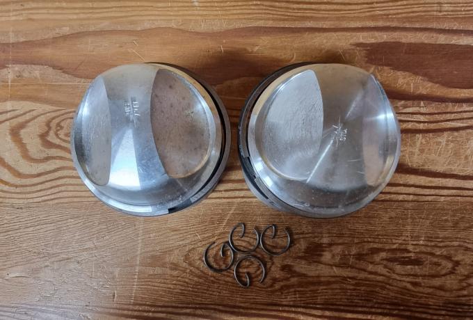 Triumph 650cc. T120. Tiger 100. TR6. Piston Pair +040. NOS. 