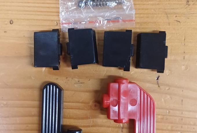 Console Switch Repair Kit 1974 onwards Black Buttons and red lever