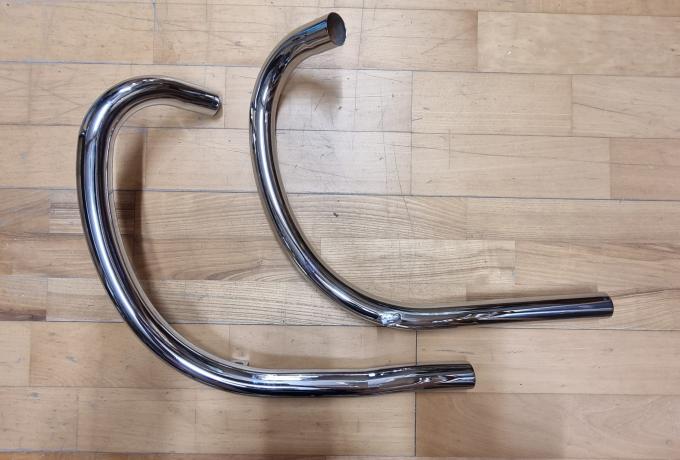 BSA A65 Exhaust Pipes Pair 1 3/8"