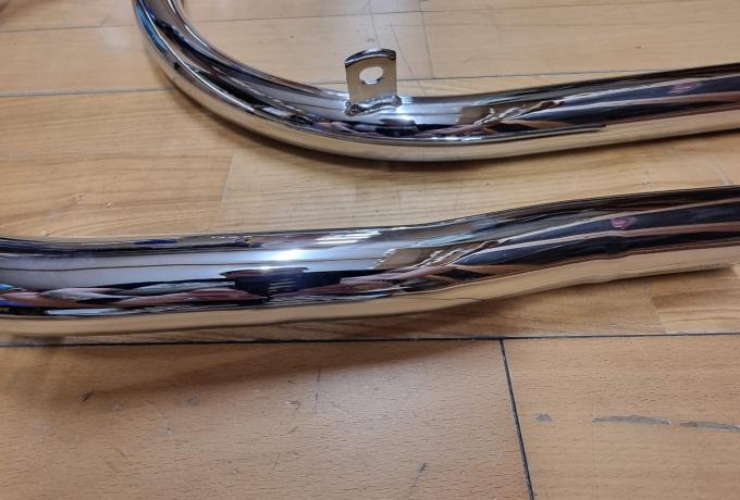 BSA A65 Exhaust Pipes Pair 1 3/8"