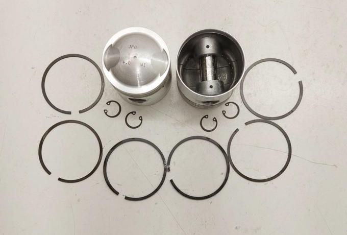 BSA A10 Piston. Pair 1950 - 63. +080. 