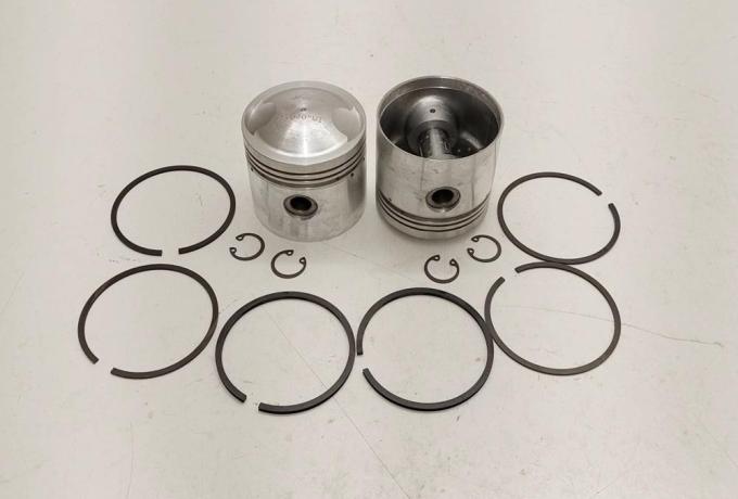 BSA A10 Piston. Pair 1950 - 63. +080. 