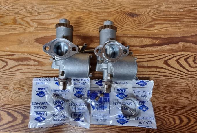 Amal Triumph T120 Carburettor Pair. 1962-1963. STD