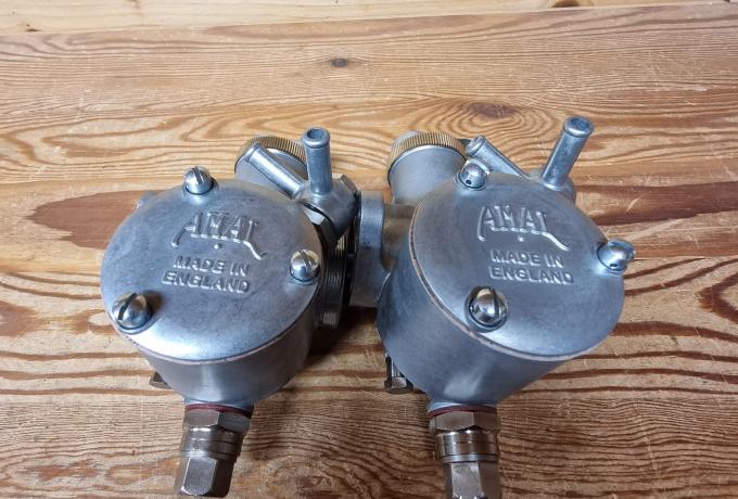 Amal Triumph T120 Carburettor Pair. 1962-1963. STD