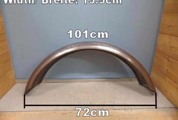 Vintage BSA Velocette Hinterer Kotflügel mit Rippe nicht poliert NOS - 1 St. lagernd