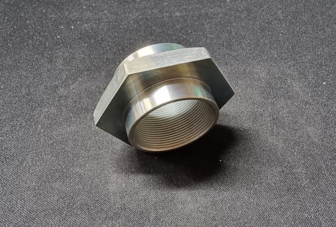 Norton Steering Stem Nut Shoulder 26TPI. Long Roadholder. 