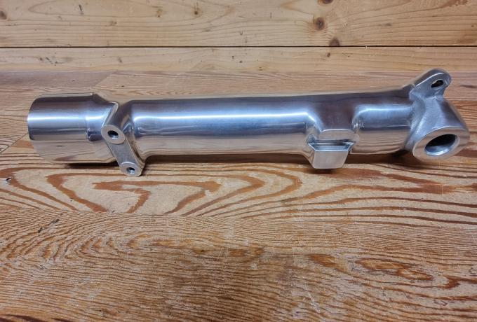 Norton Fork Slider R/H. (Drum). Round. pre 1964. 