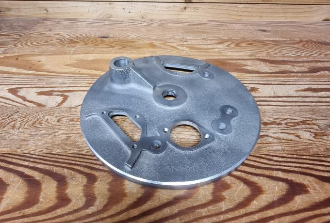 Vincent Brake Plate Light Alloy. Speedo Drive. 