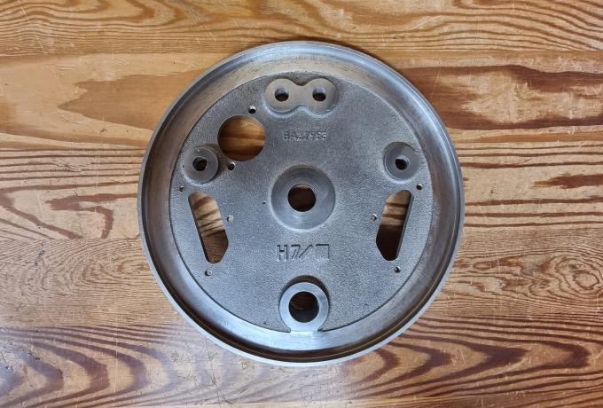 Vincent Brake Plate Light Alloy. Speedo Drive. 