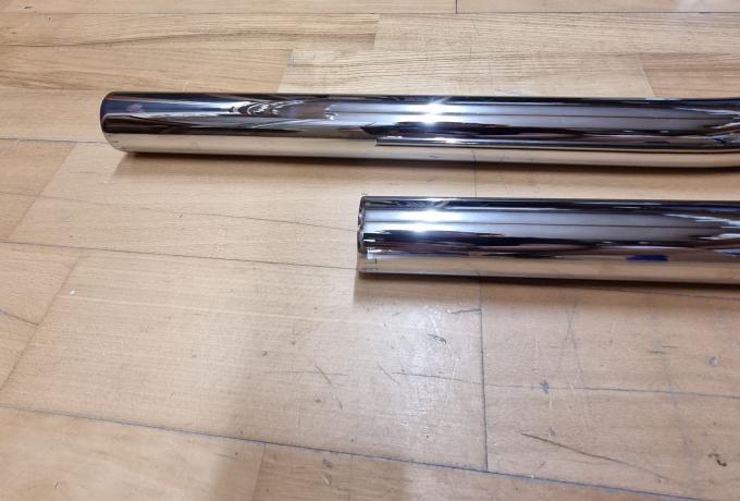 Ariel 4F Exhaust Pipe Pair. 1 5/8". 42mm. 1931. Upright Engine. 
