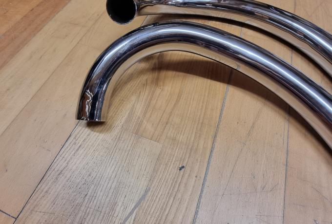 Ariel 4F Exhaust Pipe Pair. 1 5/8". 42mm. 1931. Upright Engine. 